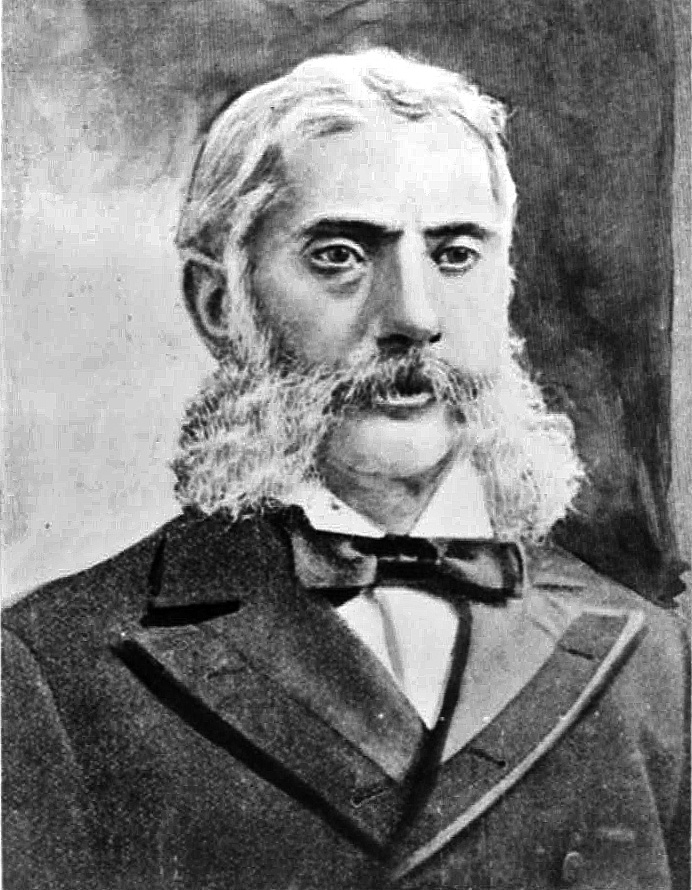 Portrait d'un homme du 19e siècle.