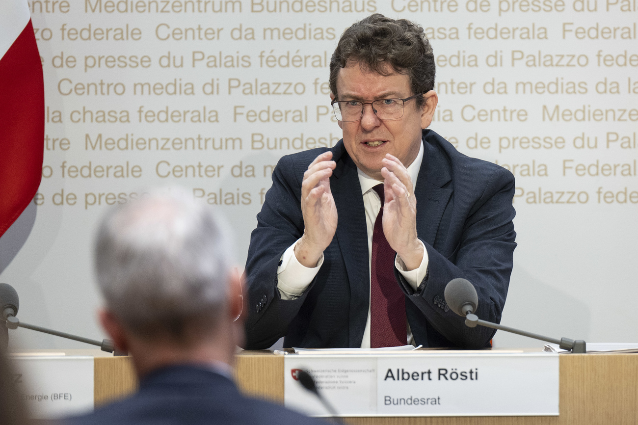 Albert rösti en conférence de presse lundi