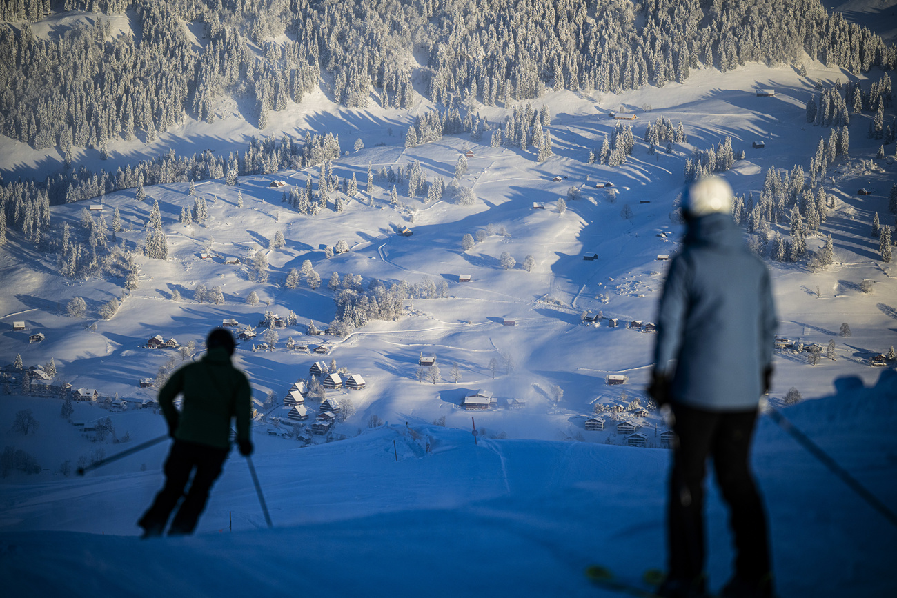 Skiing in Switzerland