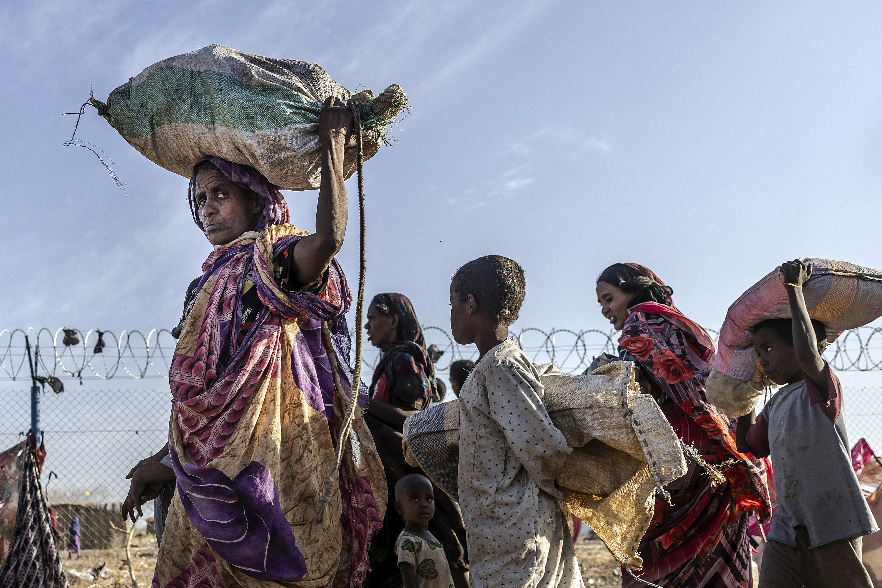 población sudanesa desplazada