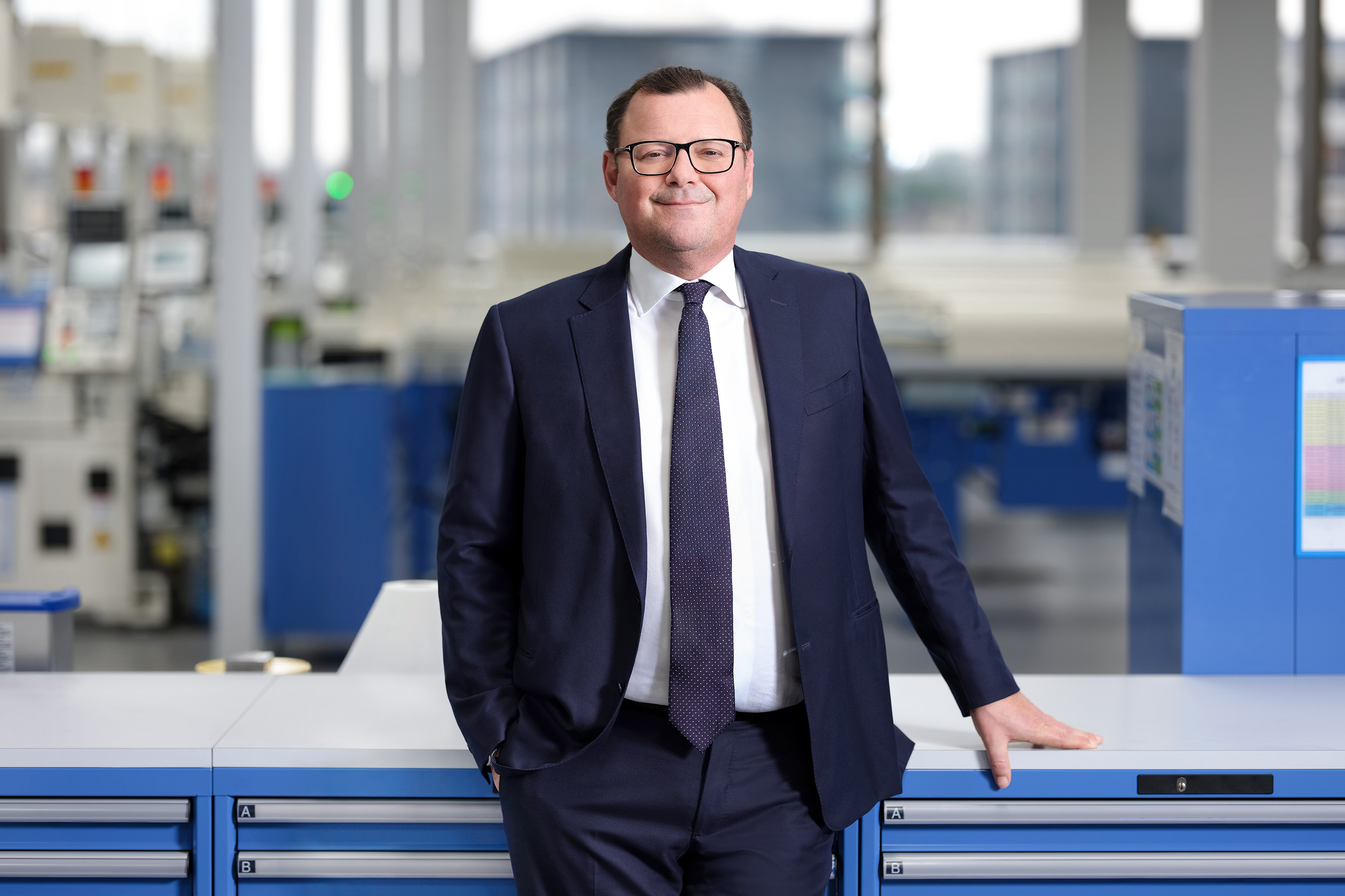 Thierry Stern in der Fabrik