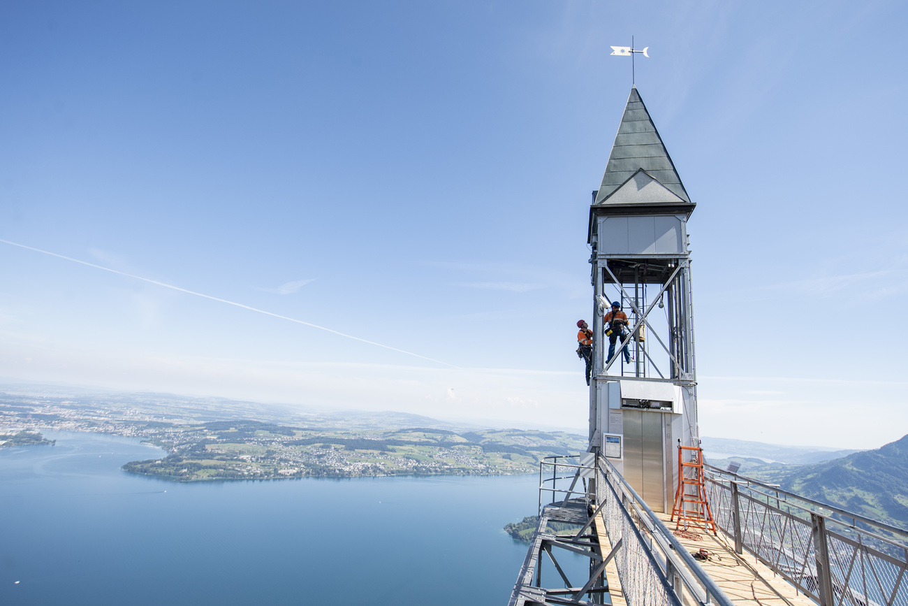 der Hammetschwandlift auf dem Bürgenstock