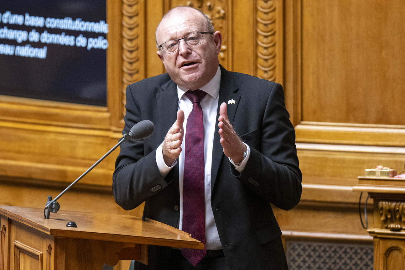 Conseiller national à la tribune