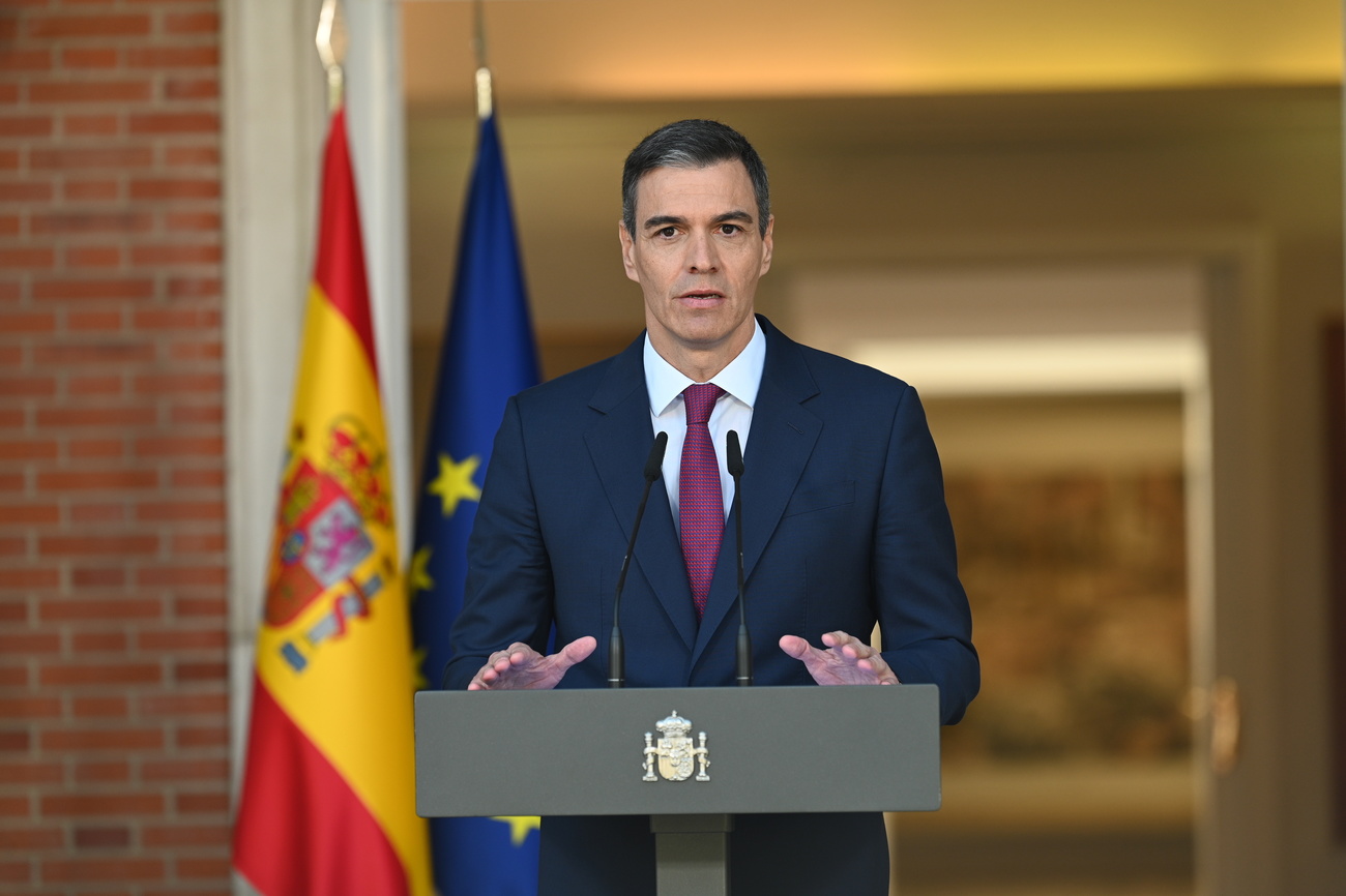 Il premier spagnolo Pedro Sanchez