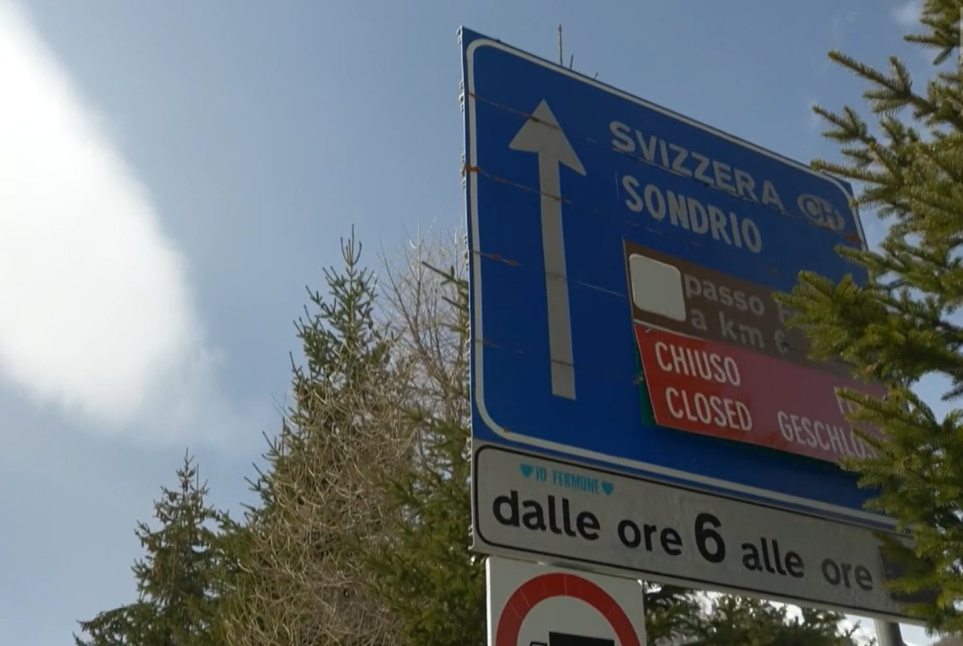 La strada del Passo della Forcola è chiusa per circa sei mesi all'anno.