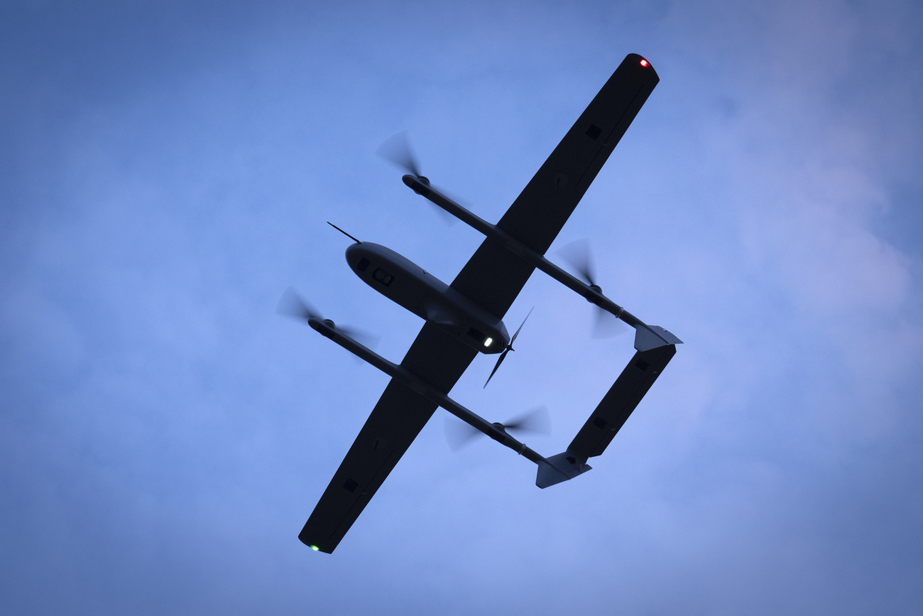 Un drone dans le ciel