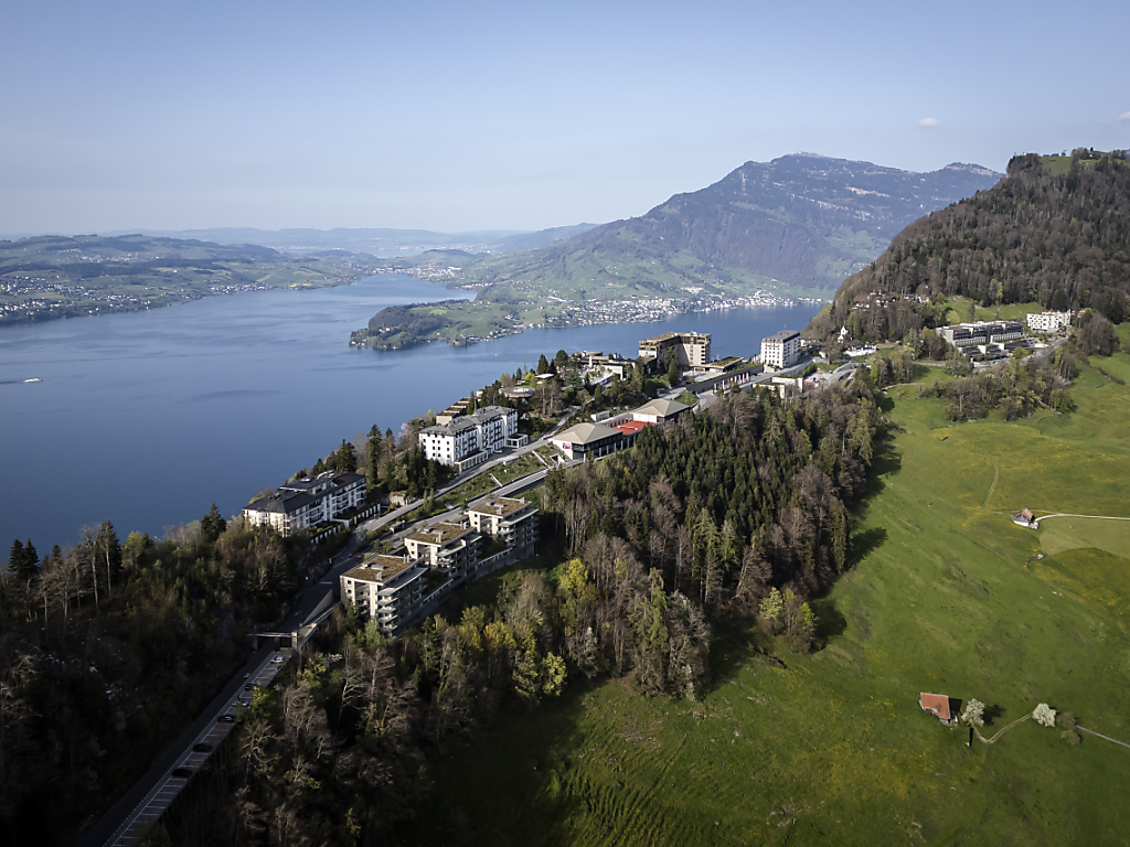 Sicht auf den Bürgenstock