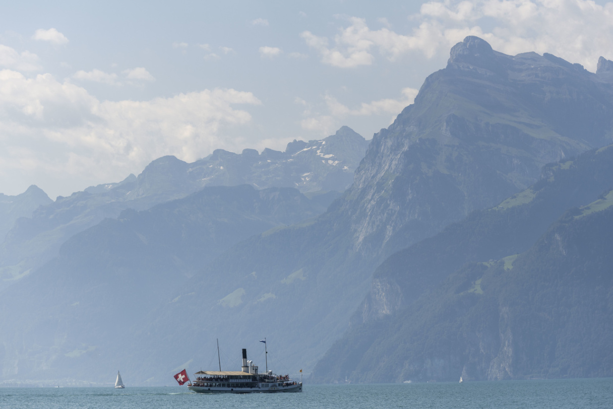 Ship on Lake Lucerne