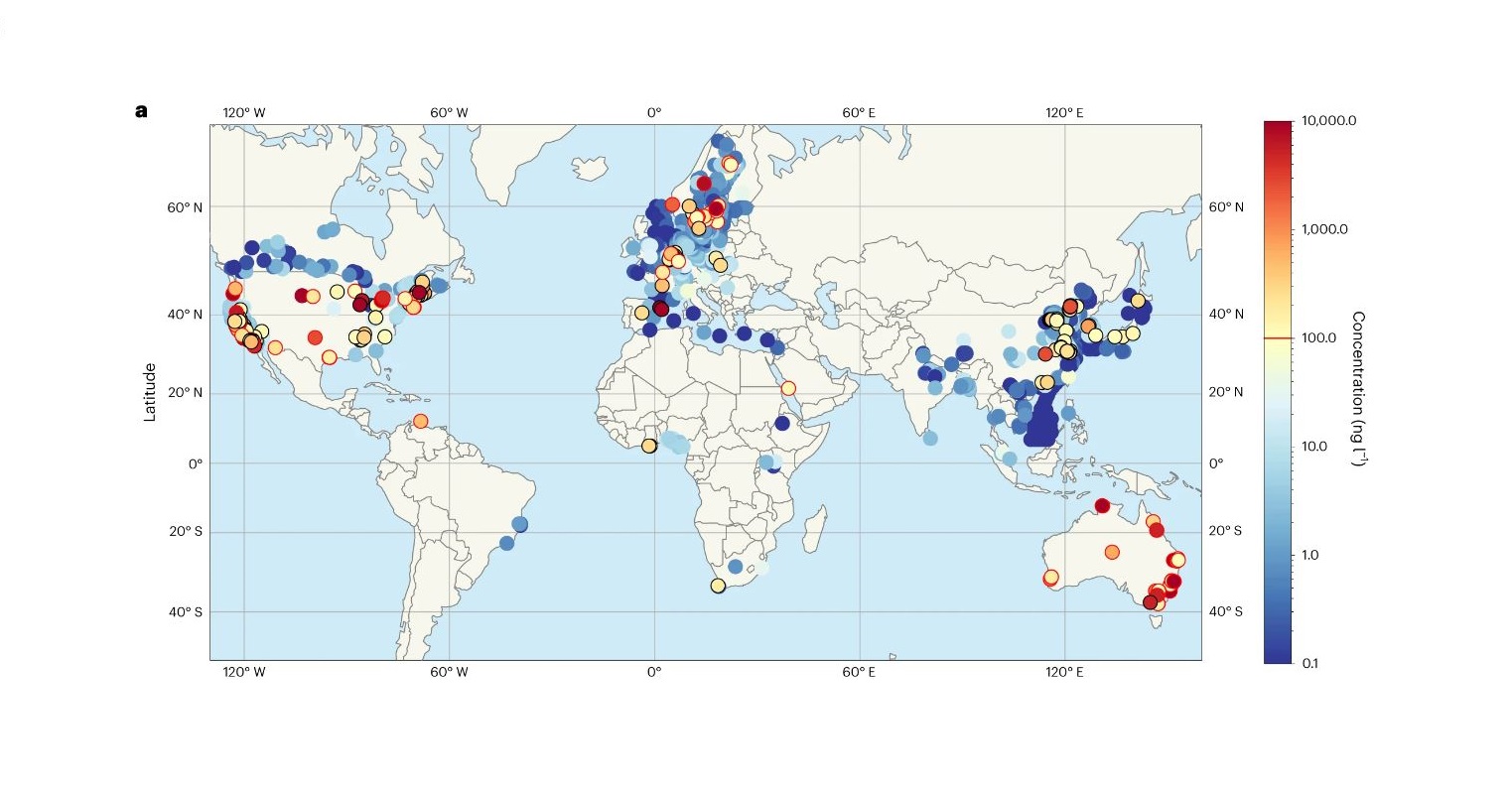 La quantità maggiore di PFAS si trova nei Paesi più industrializzati.