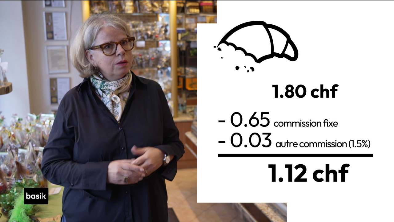Anne-Lise Noz, patronne de la chocolaterie homonyme, se sent désemparée face aux commissions perçues sur les paiements numériques.