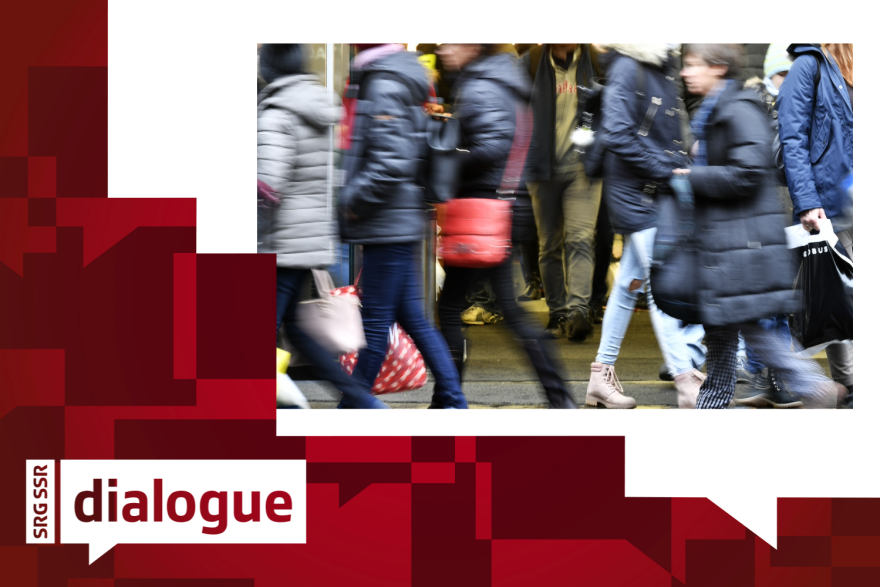 Logo de dialogue de la SSR