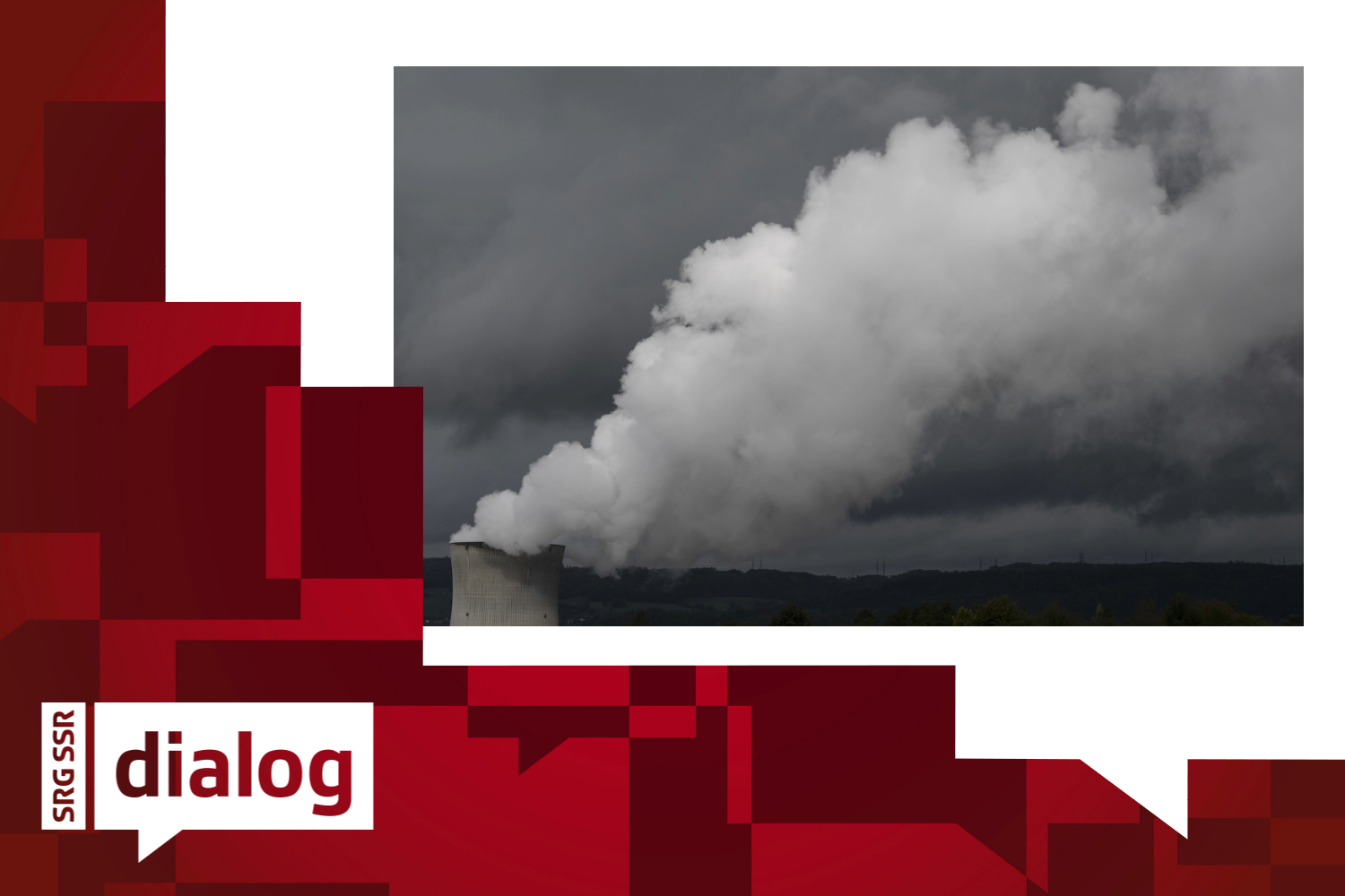 Blick auf das Kernkraftwerk Leibstadt an der Gesamtnotfalluebung 2022, am Dienstag, 27. September 2022, in Leibstadt. Vom 27. bis 29. September 2022 ueben Stellen des Bundes, der Kantone, das Kernkraftwerk Leibstadt (KKL) sowie nationale und regionale deutsche Behoerden die Bewaeltigung eines Unfalls im Kernkraftwerk Leibstadt. Zur Uebung gehoeren auch Helikopterfluege in der Naehe des Kernkraftwerks sowie der Einsatz von Messequipen.