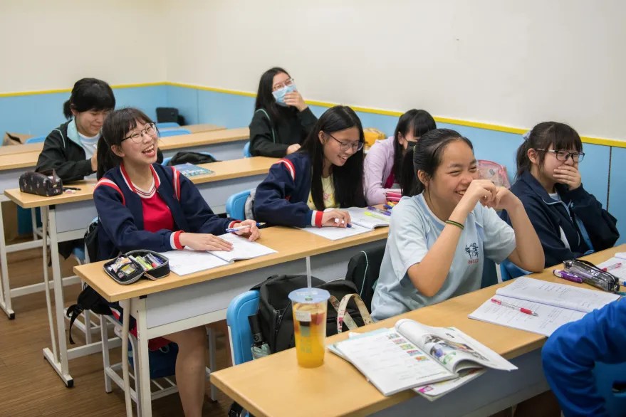 ein klassenzimmer in taiwan