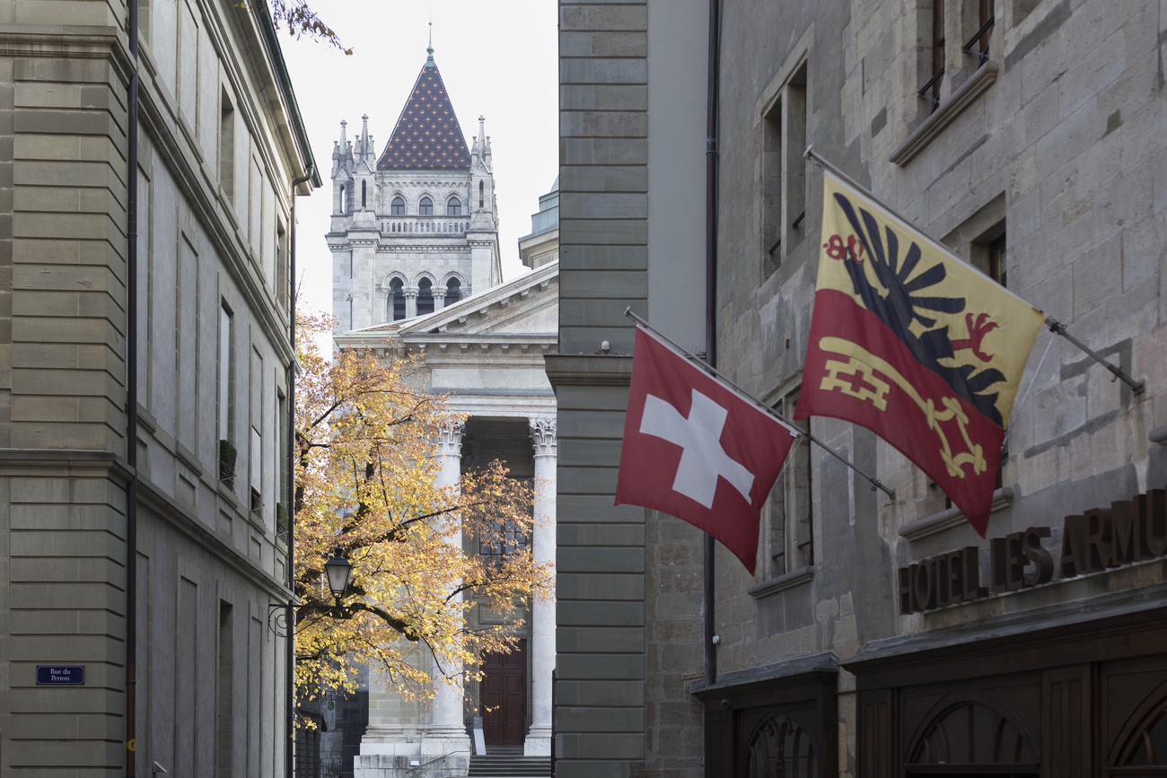 Vue de la vieille ville de Genève