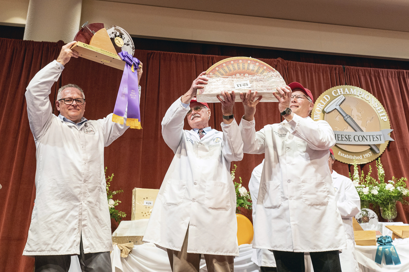 Cheesemakers on stage