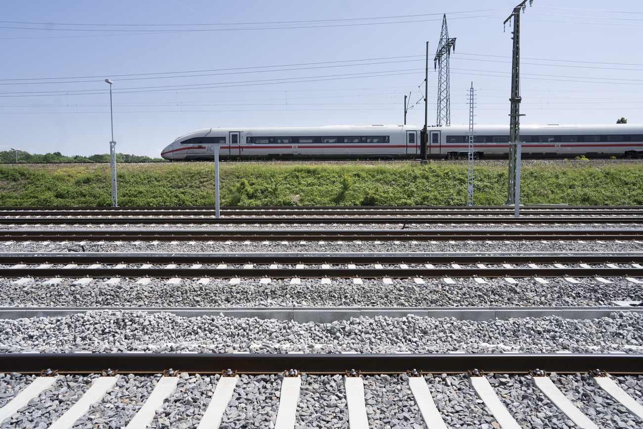 treno in corsa