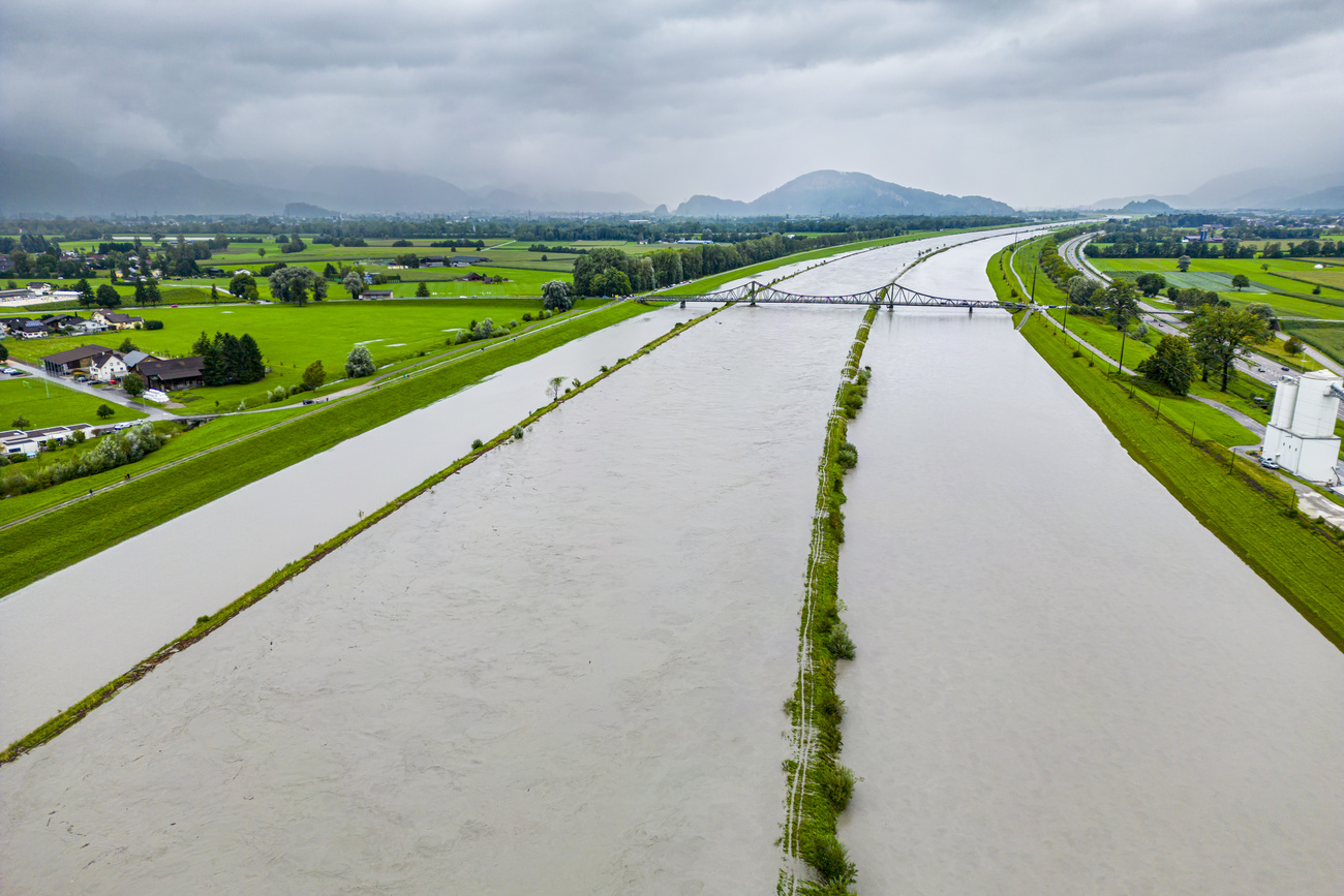 flooding Rhine