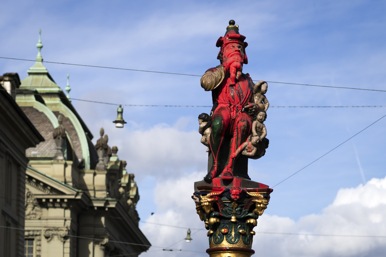 Uma estátua