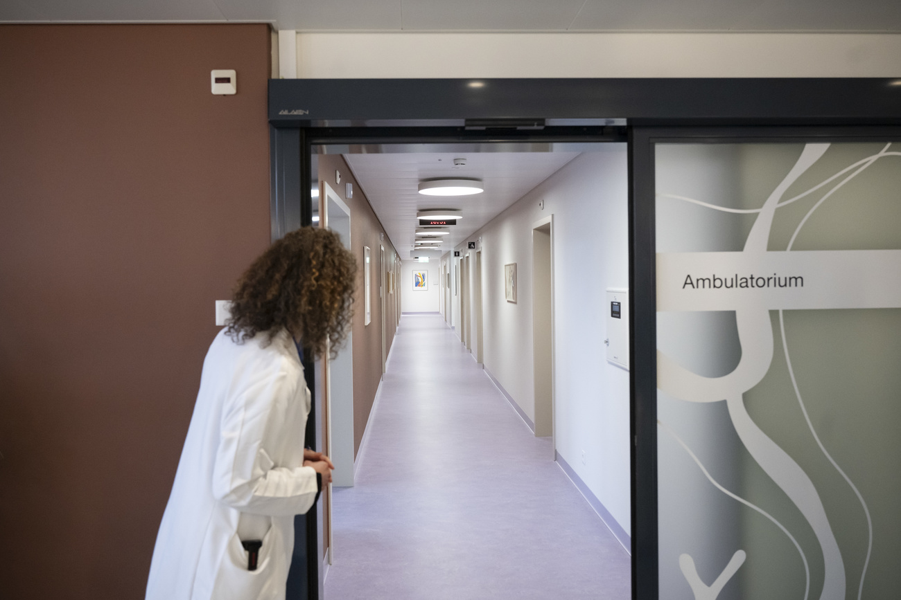 Couloir d'un hôpital