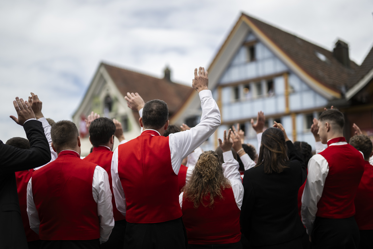 The Landesgemeinde vote in Appenzell.