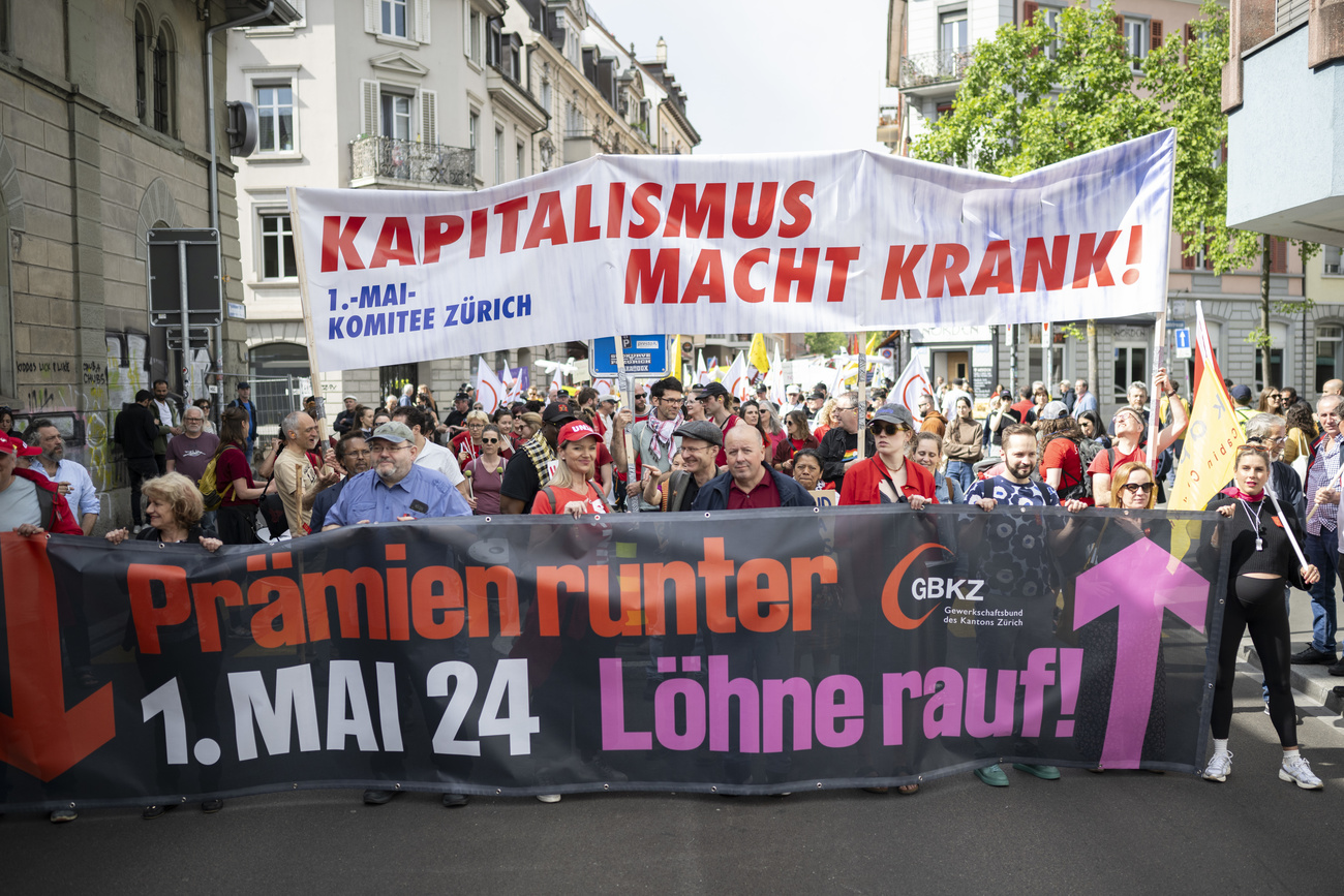 Manifestation du 1er mai à Zurich