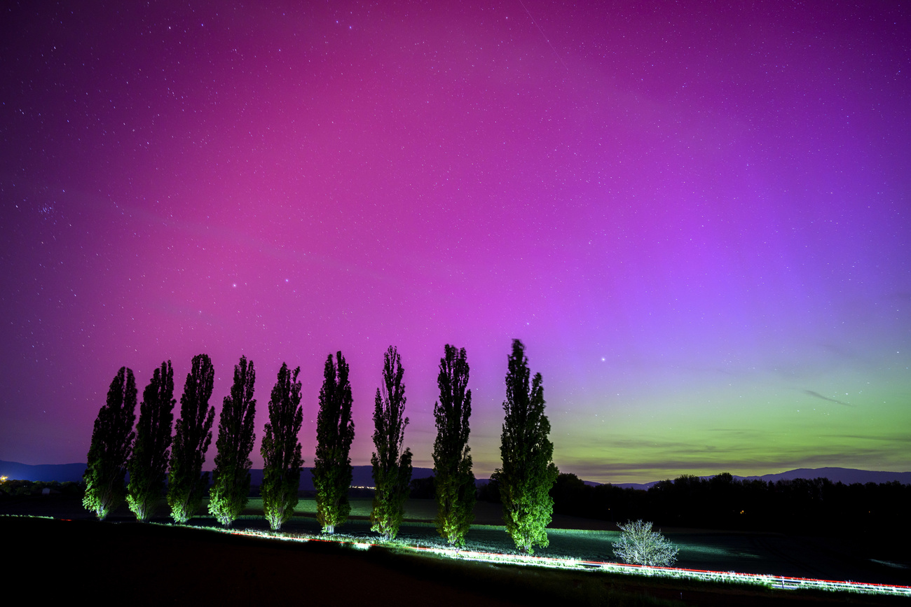 L'aurora boreale in Svizzera.