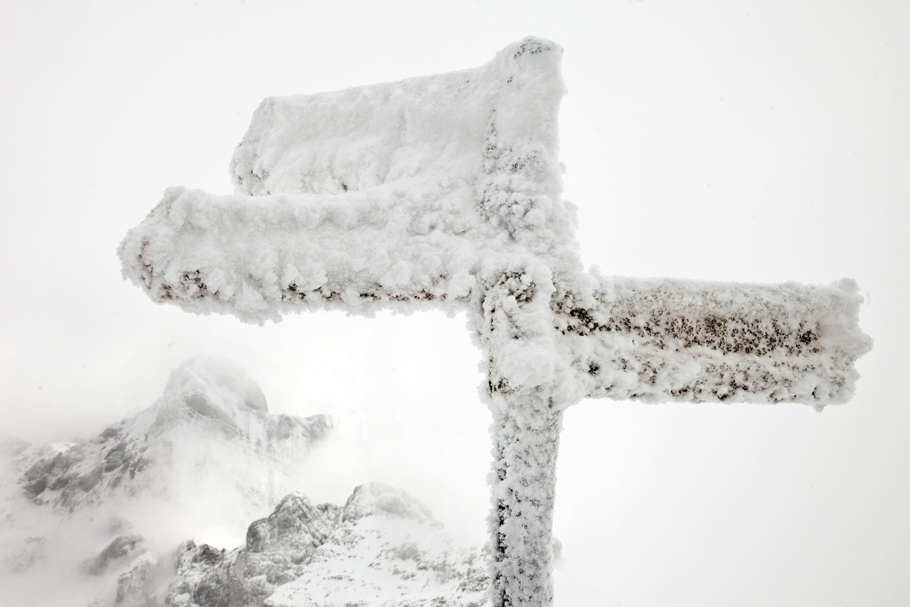 cartelli innevati