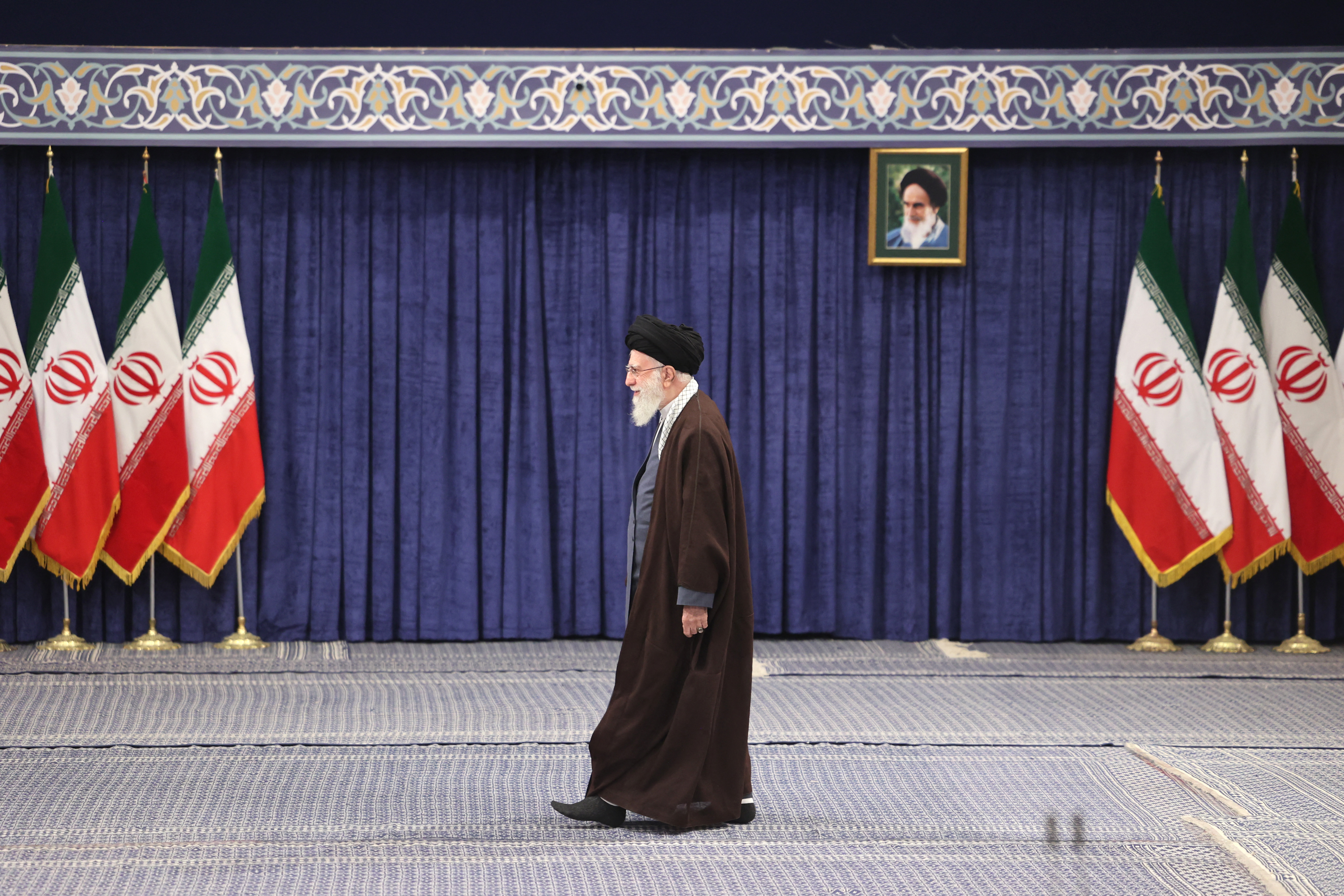O líder supremo do Irã, Ayatollah Ali Khamenei.