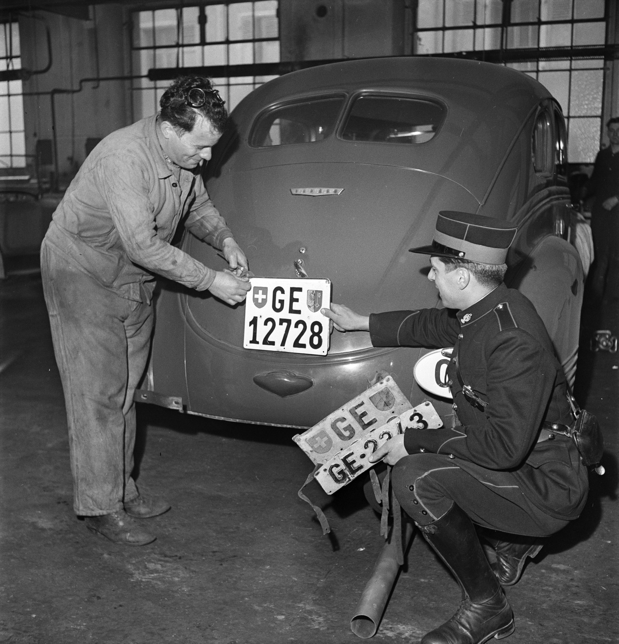 historisches Bild, Autonummernwechsel