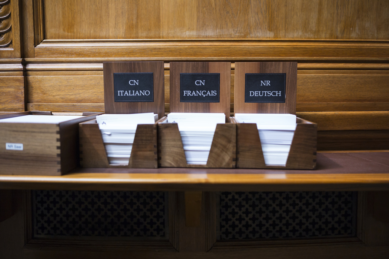 Materiale infpormativo in tre lingue