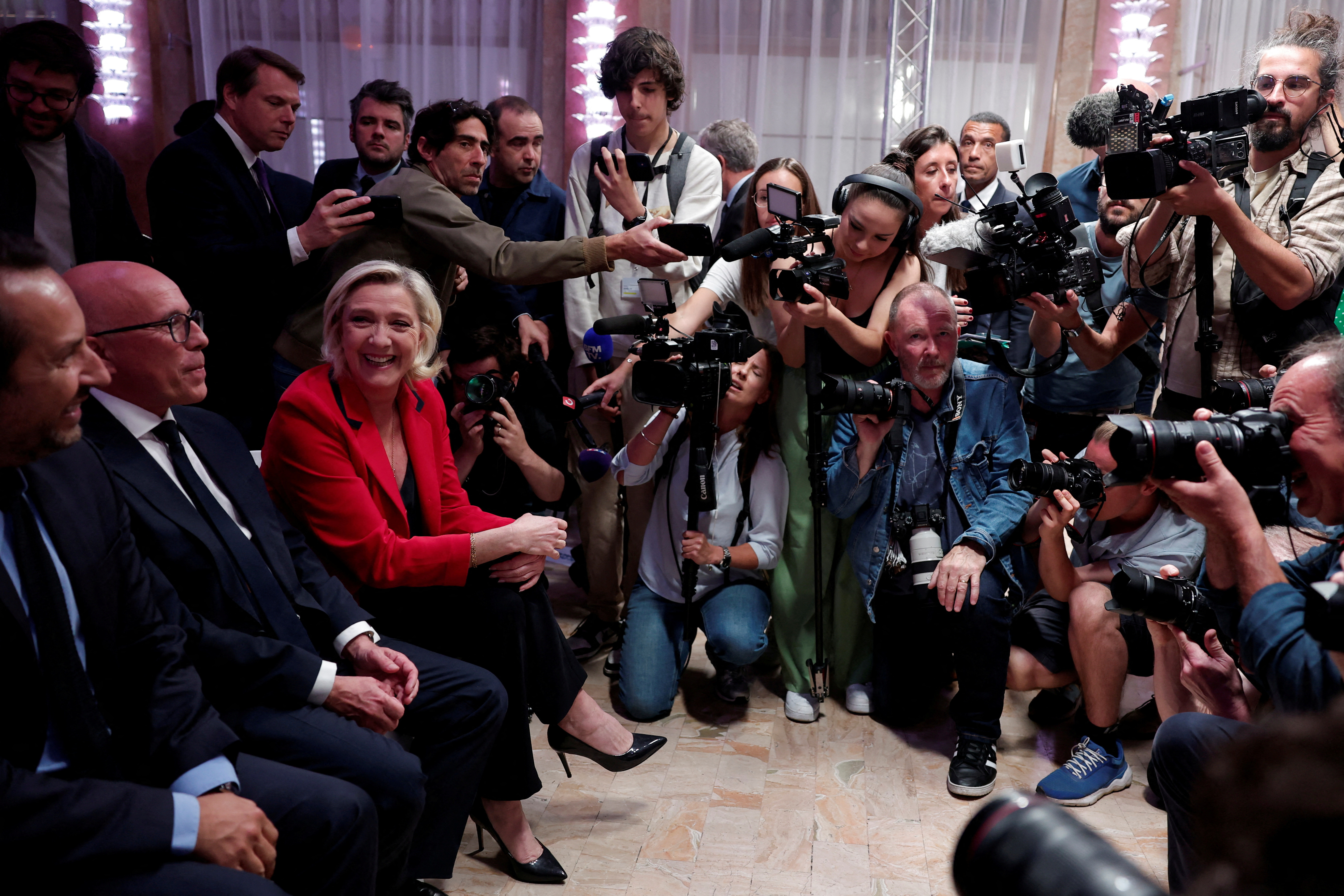France's far-right National Rally seen winning 37% of vote in first ...