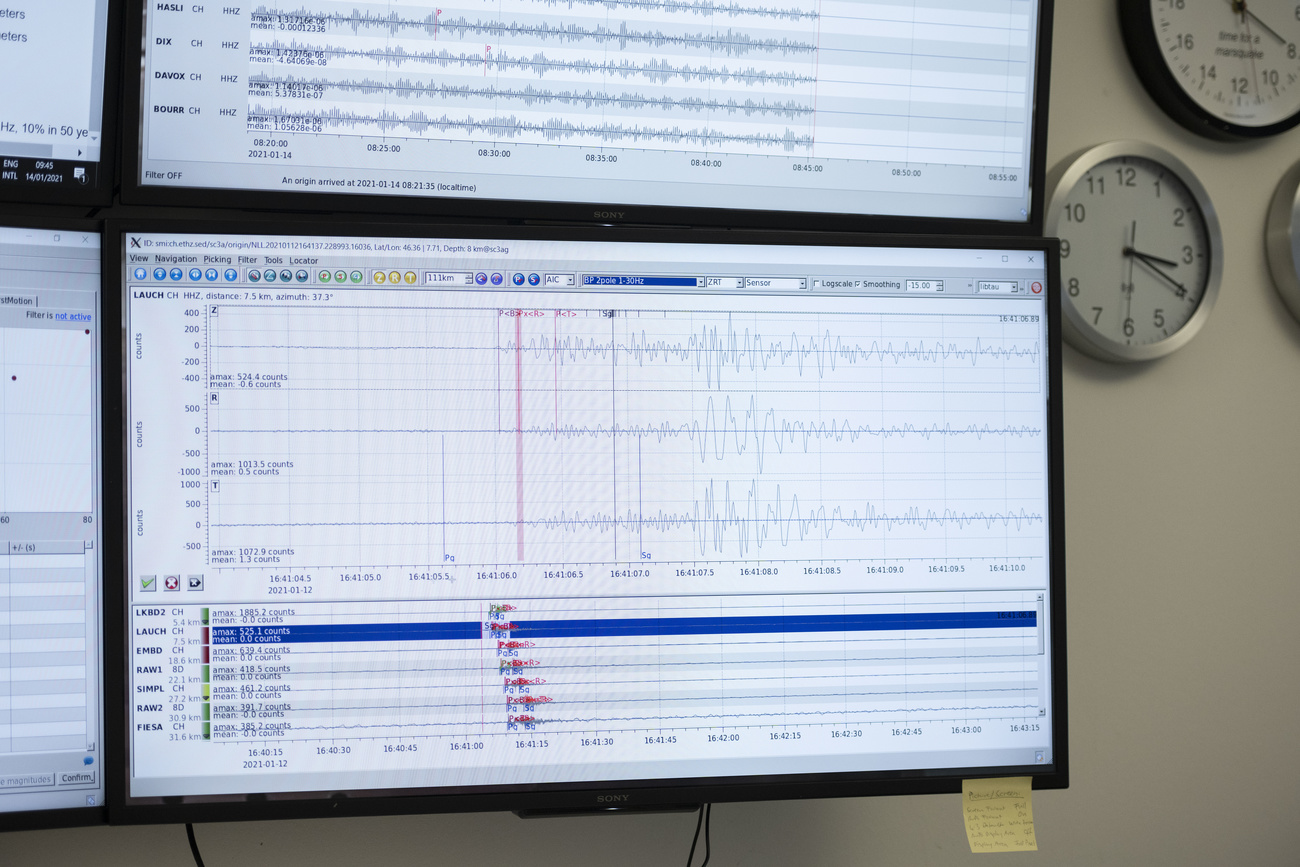 根据瑞士地震局(Swiss Seismological Service, SED)的记录,瑞士境内及其邻国平均每天发生3到4次地震,平均每年发生1000到1500次地震。