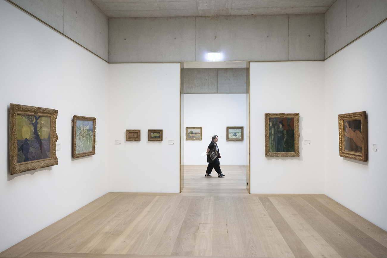 Una sala del Kunsthaus di Zurigo che ospita parte della Collezione Bührle.