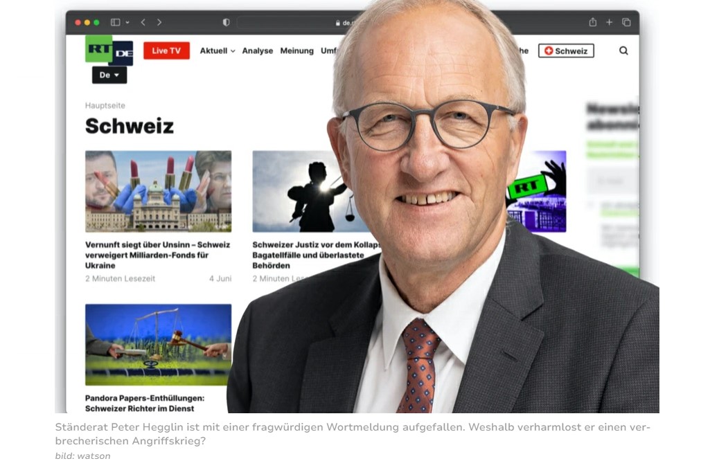 «Когда российские нарративы распространяются в швейцарском парламенте, становится более чем тревожно. Гибридная война Путина, похоже, приносит свои плоды.