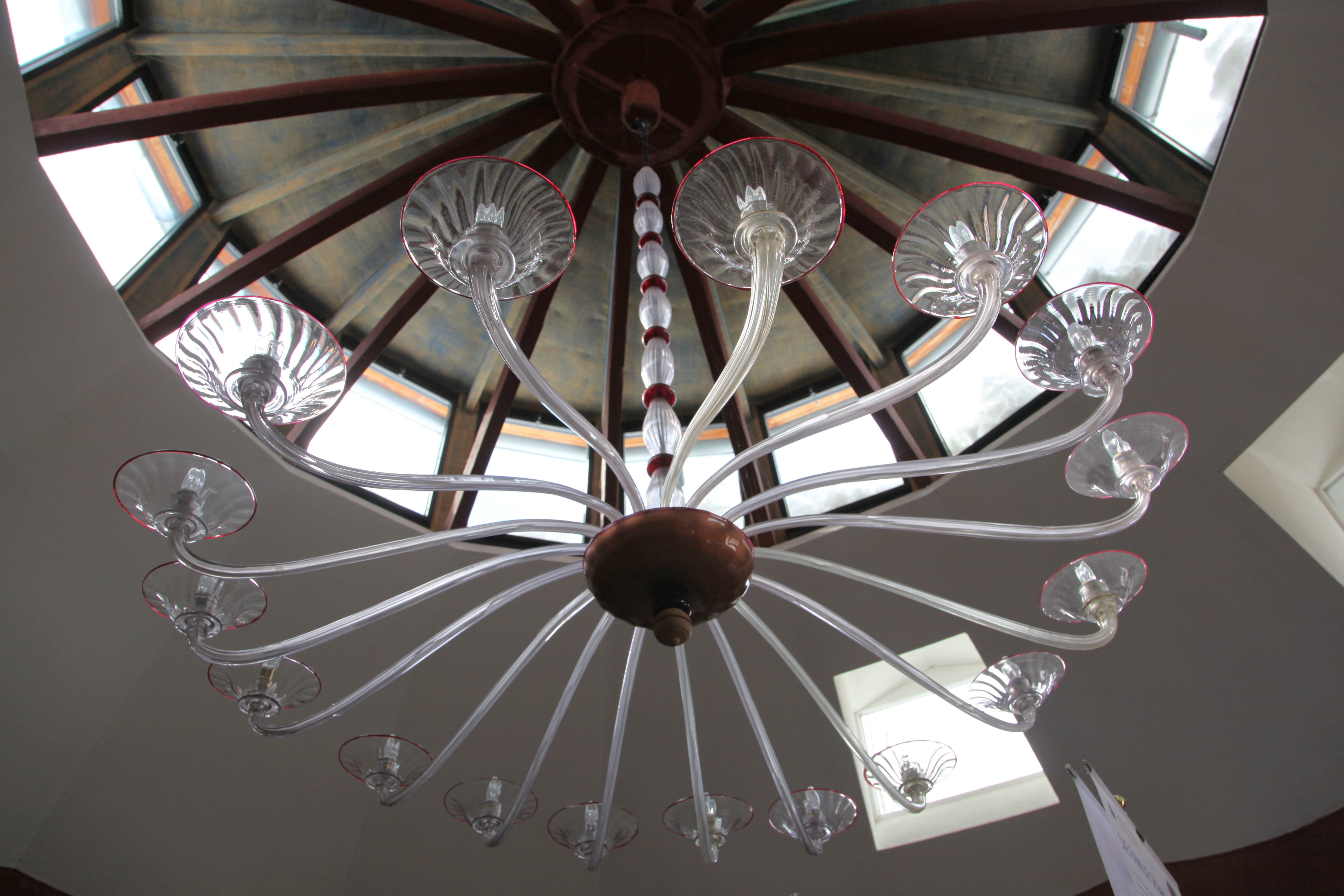 Lampada di Murano nell'Atelier.