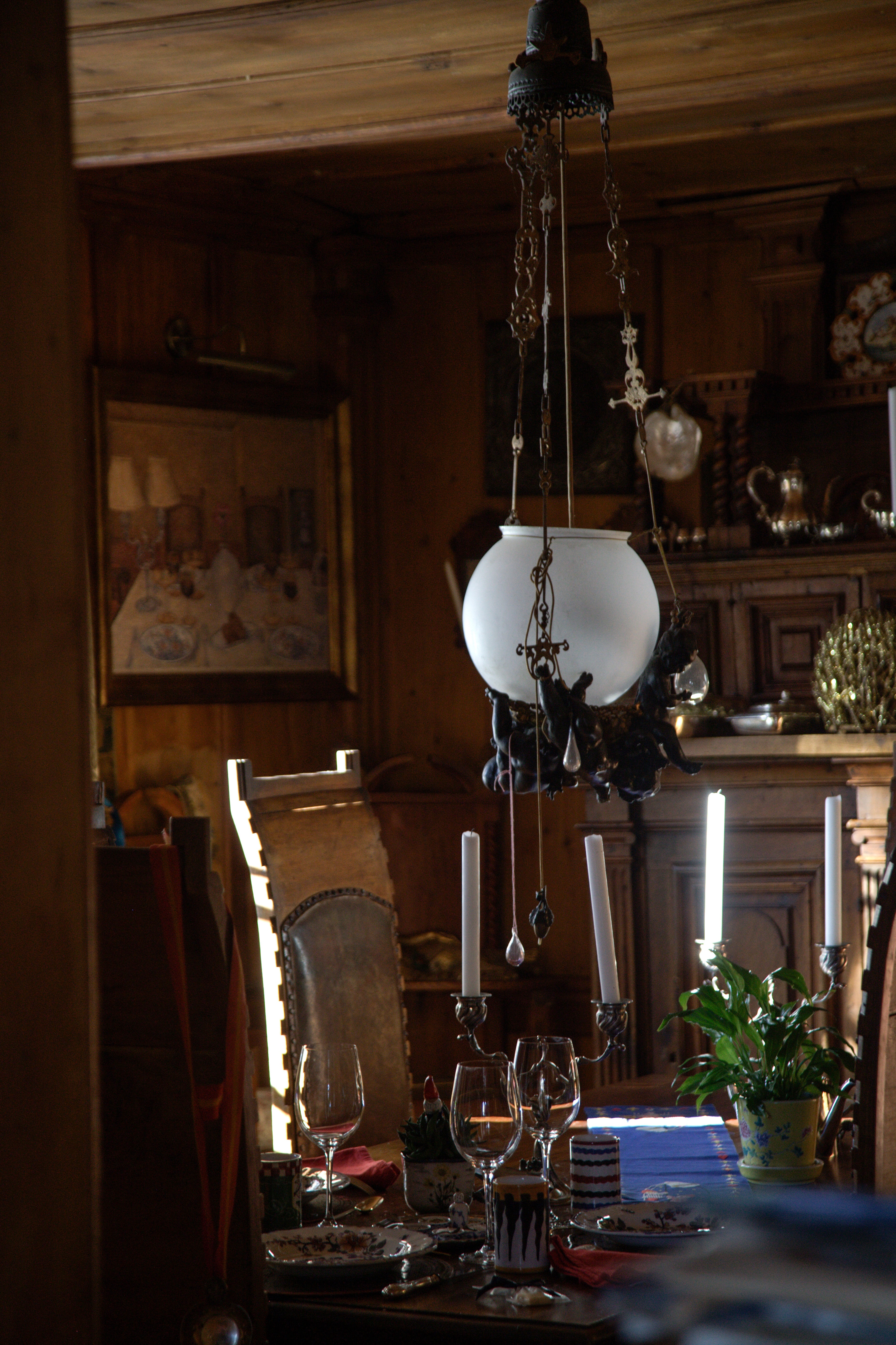 Particolare lampadario.