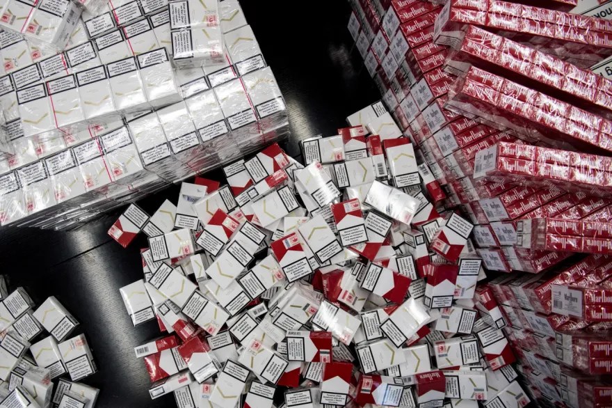 geschmuggelte Zigaretten