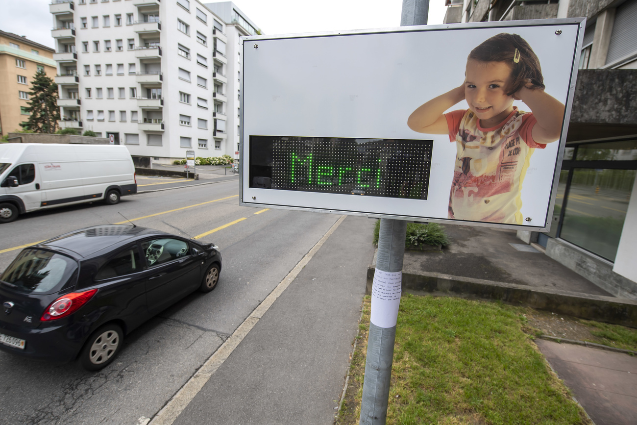 Radar antibruit dans une rue