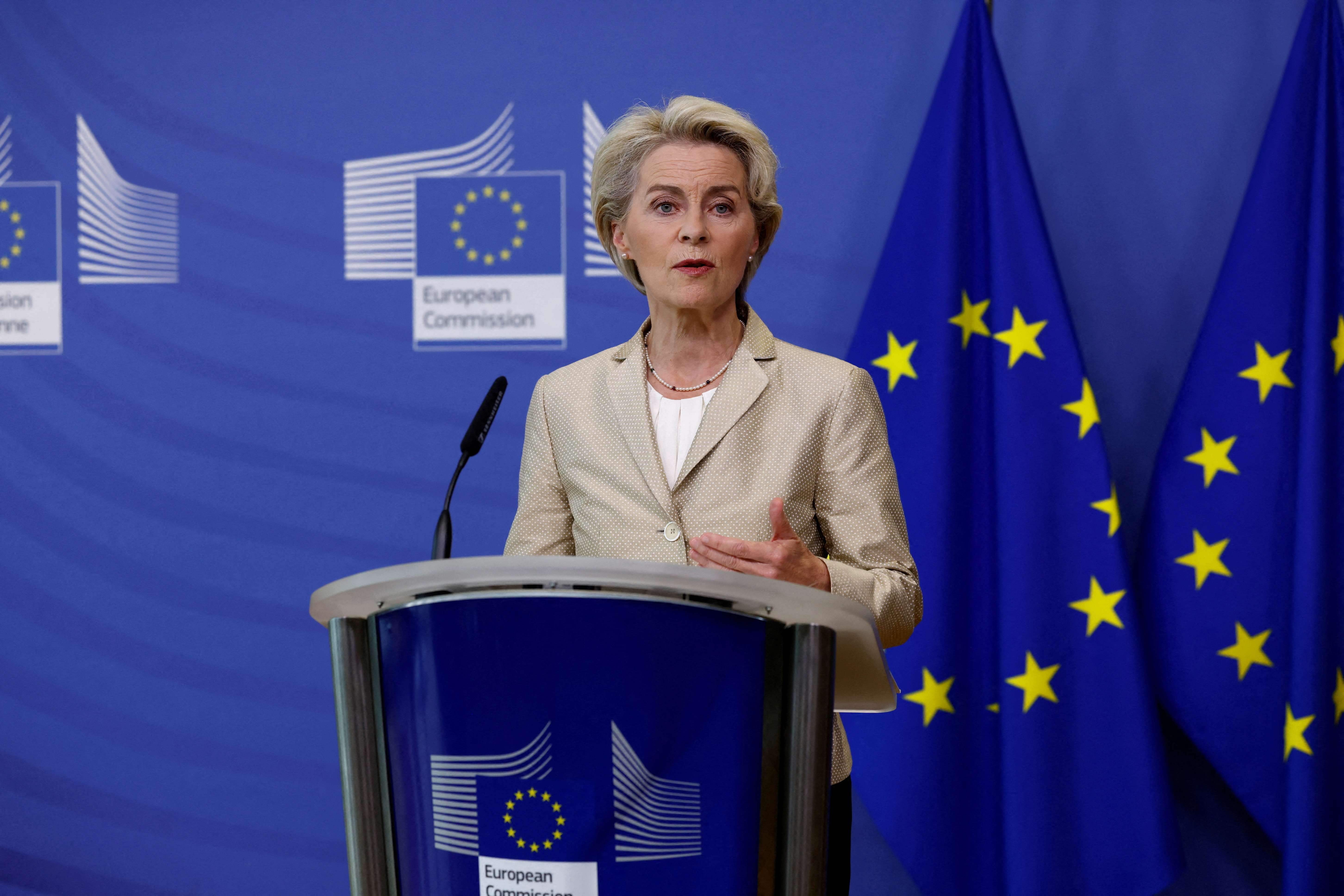 EU's von der Leyen vows not to weaken green policies in bid for new term - SWI swissinfo.ch