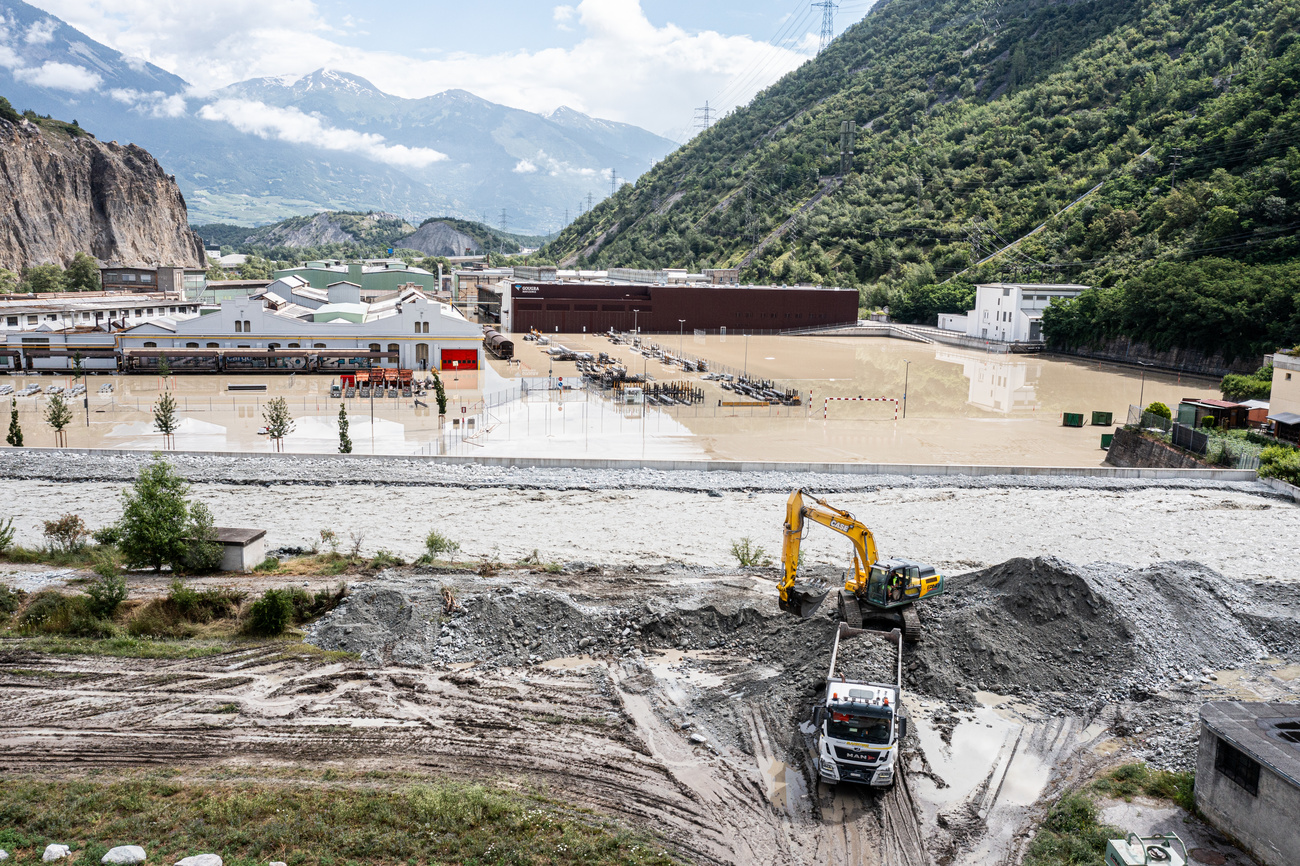 Chippis sotto l'acqua