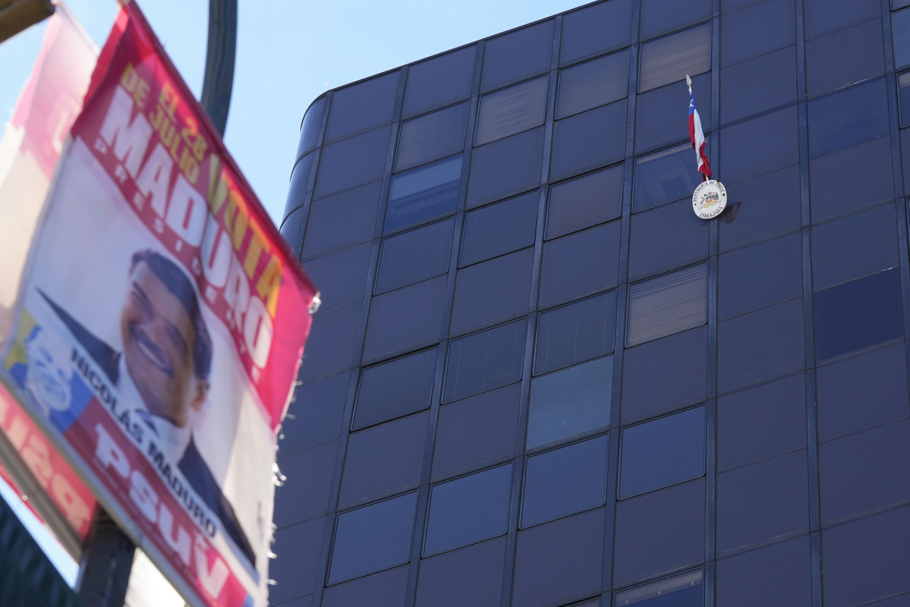 Wahlplakat für Maduro