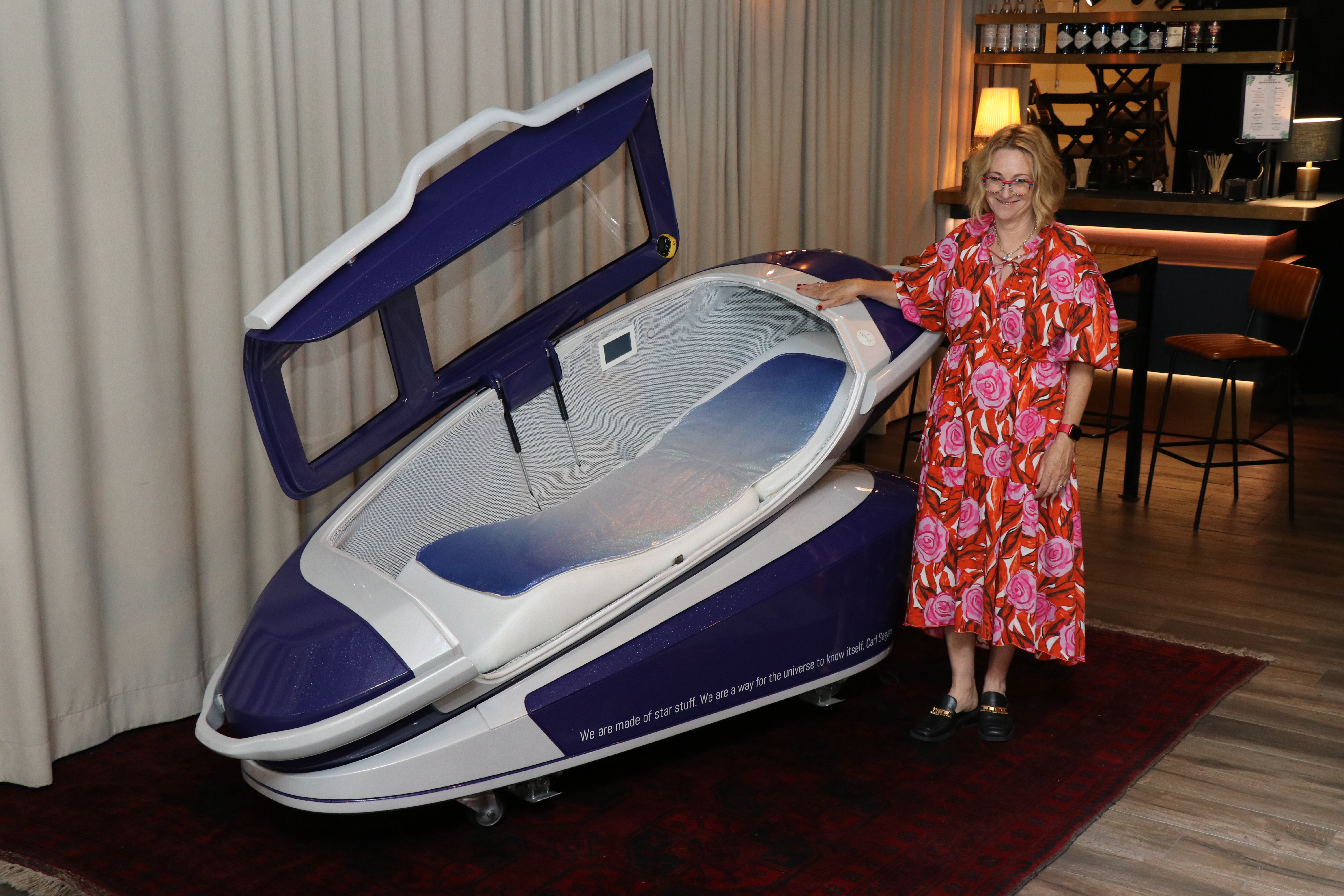 Sarco, the 3D-printed suicide pod, was presented in Switzerland for the first time on July 17 in Zurich.