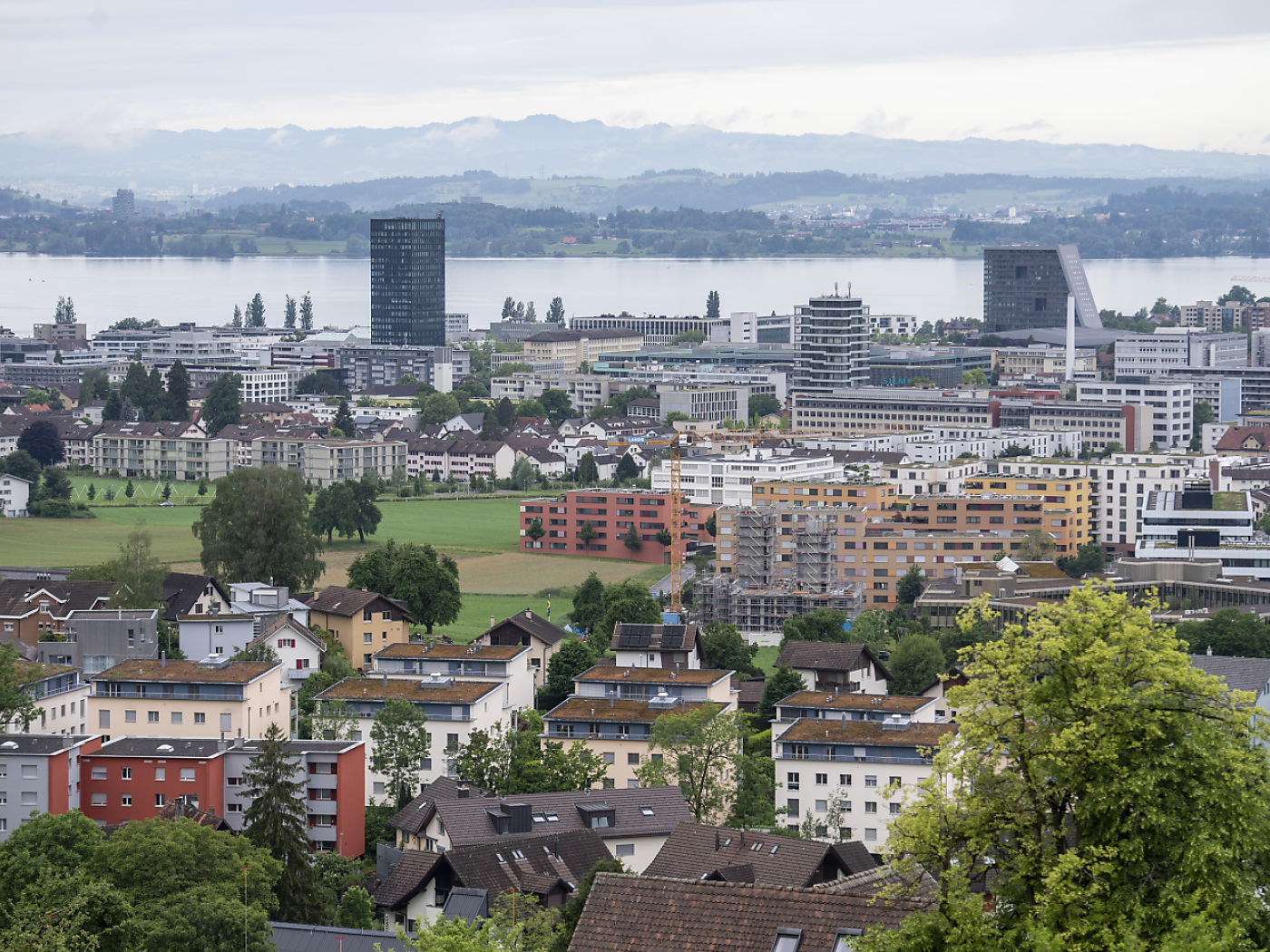 Veduta della città di Zugo.
