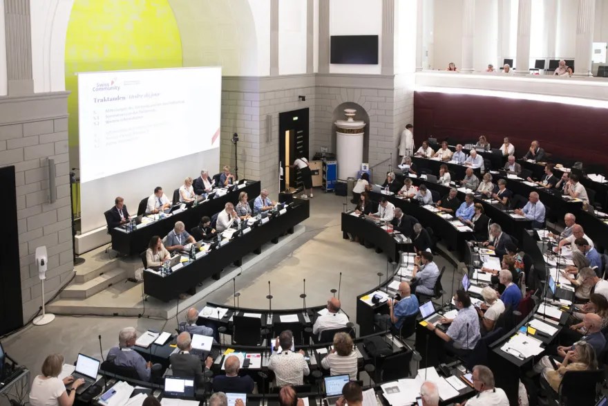 Ein Parlament tagt