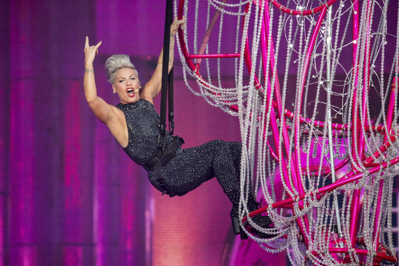 Pop star Pink
