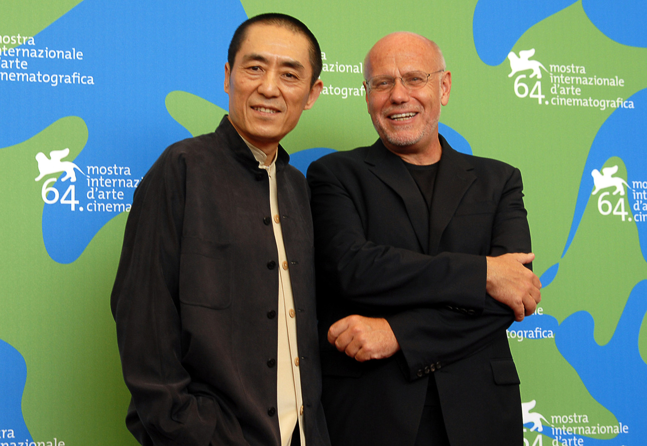 Old buddies: Marco Müller invited Chinese director Zhang Yimou to preside the international jury of the 64th Venice Film Festival (2007).