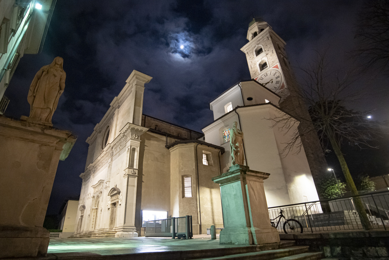 La cattedrale San Lorenzo di Lugano.