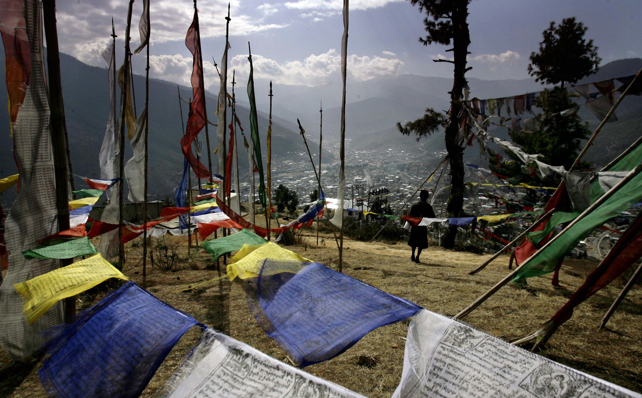 Gebetsfahnen in Bhutan