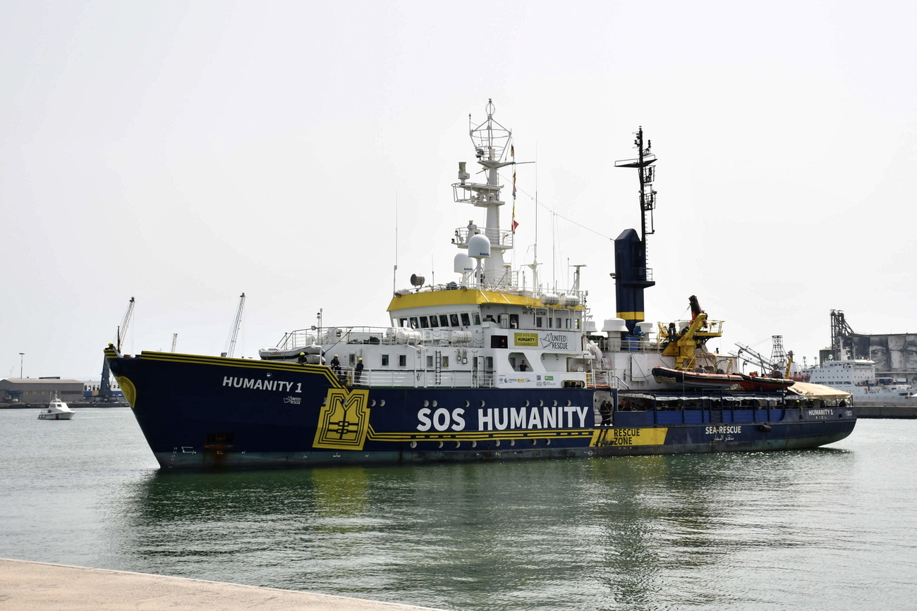 Das Schiff SOS Humanity 1