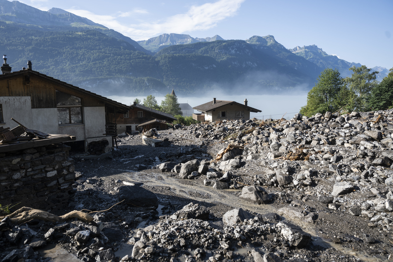 gerölllawine in brienz